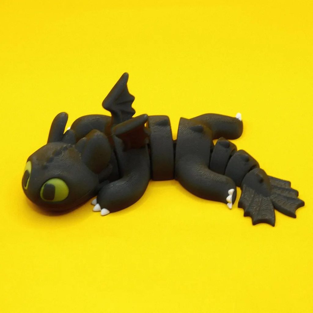 图片[2]-【驯龙高手】夜煞 ArticulatedToothlessV01-3D合纵社-3D打印模型STL格式3mf格式免费下载！