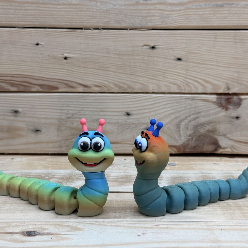 图片[2]-快乐虫子 Happy Worm-3D合纵社-3D打印模型STL格式3mf格式免费下载！