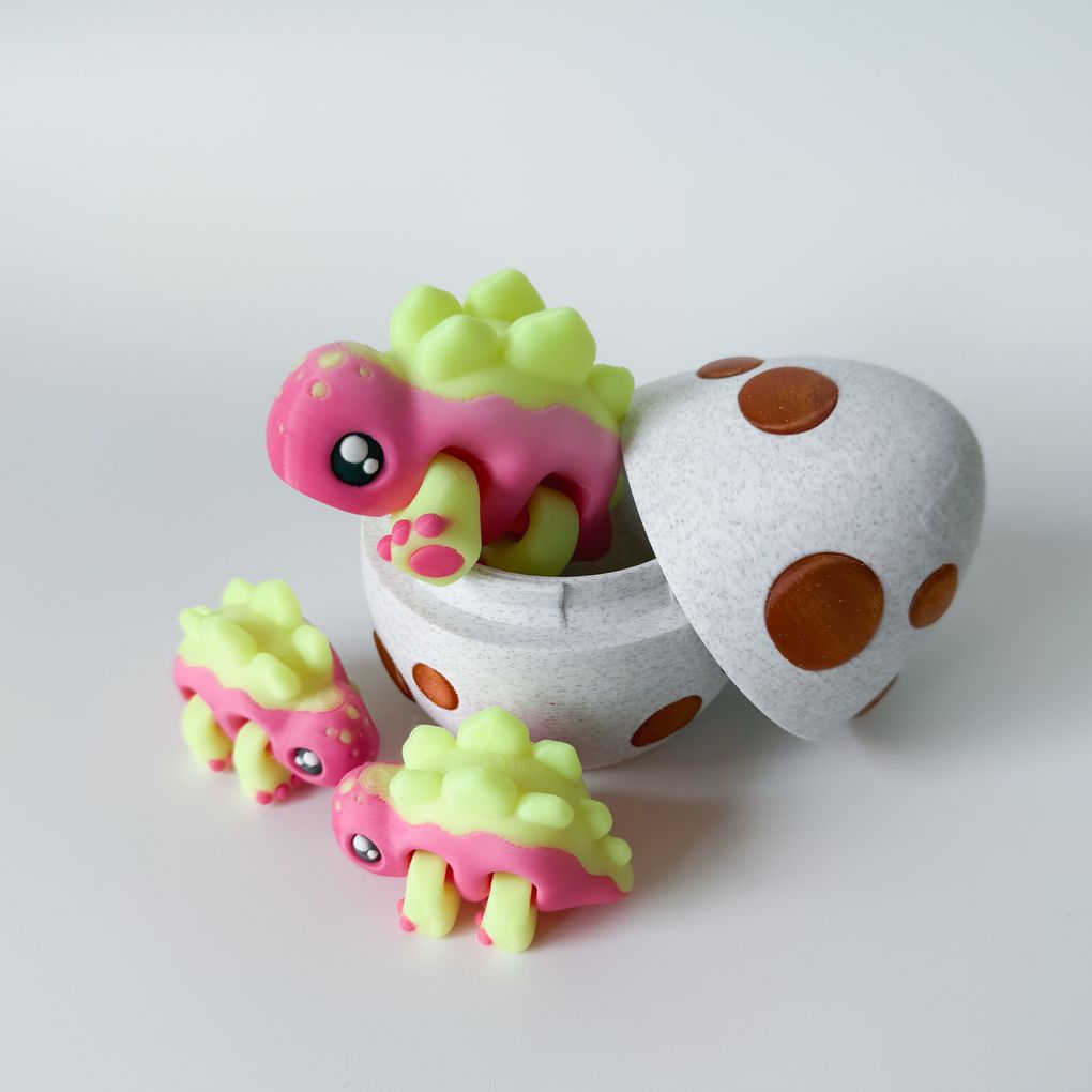 图片[2]-萌萌的剑龙、龙蛋-3D合纵社-3D打印模型STL格式3mf格式免费下载！