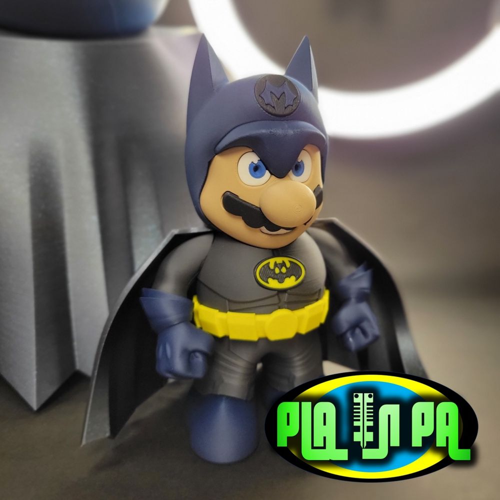 图片[2]-蝙蝠侠马里奥 PLA N PA – Batman Mario-3D合纵社-3D打印模型STL格式3mf格式免费下载！