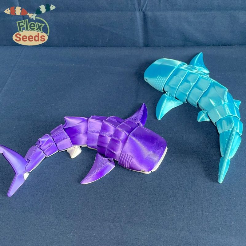 鲸鲨 Flexi_Whale-Shark @world3dprint-3D合纵社-3D打印模型STL格式3mf格式免费下载!