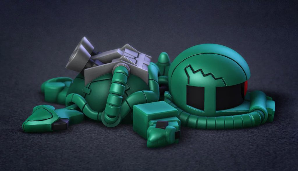 图片[2]-乌龟扎古 Super Turtle Gundam Zaku-3D合纵社-3D打印模型STL格式3mf格式免费下载！