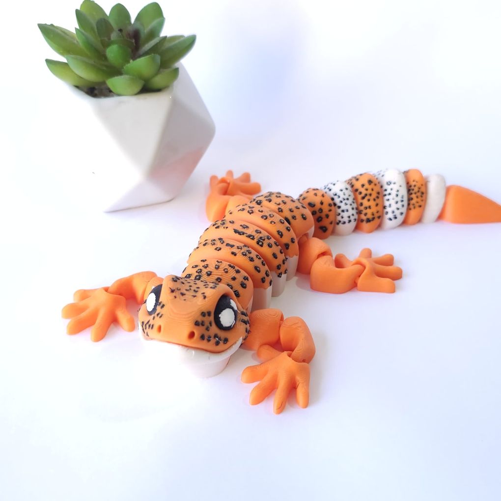 图片[3]-豹纹壁虎 Nice Flexi Gecko Patreon-3D合纵社-3D打印模型STL格式3mf格式免费下载！