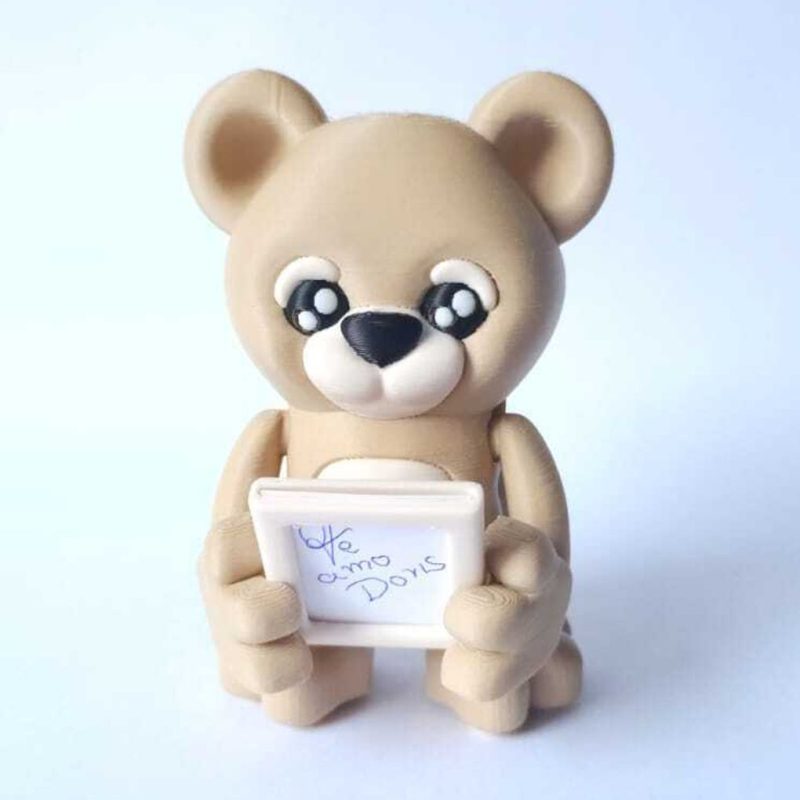 泰迪熊 Nice Teddy bear Flexi Patreon-3D合纵社-3D打印模型STL格式3mf格式免费下载！
