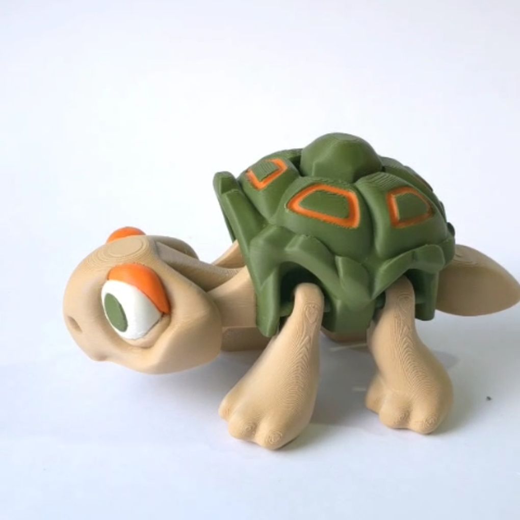 图片[3]-【可动小动物】乌龟 Nice Flexi Turtle-3D合纵社-3D打印模型STL格式3mf格式免费下载！