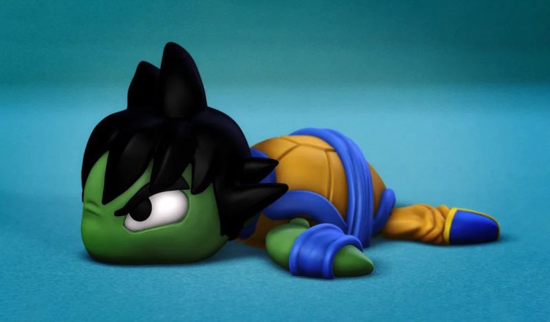 乌龟悟空 Super Turtle Goku @Print3DWorld-3D合纵社-3D打印模型STL格式3mf格式免费下载！