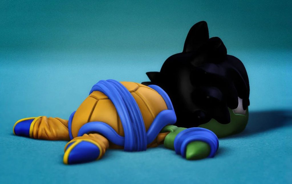 图片[2]-乌龟悟空 Super Turtle Goku @Print3DWorld-3D合纵社-3D打印模型STL格式3mf格式免费下载！