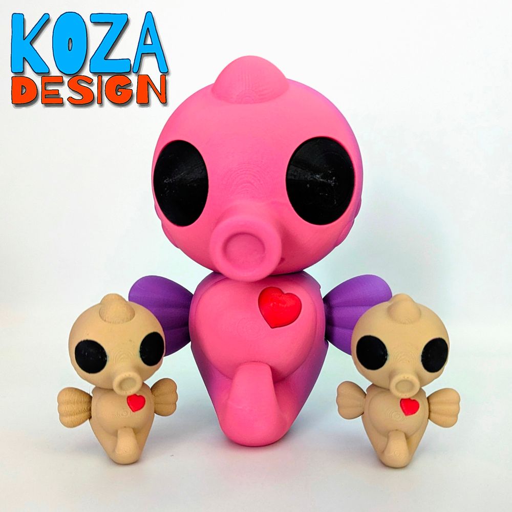 图片[2]-海马 SEAHORSE-3D合纵社-3D打印模型STL格式3mf格式免费下载！