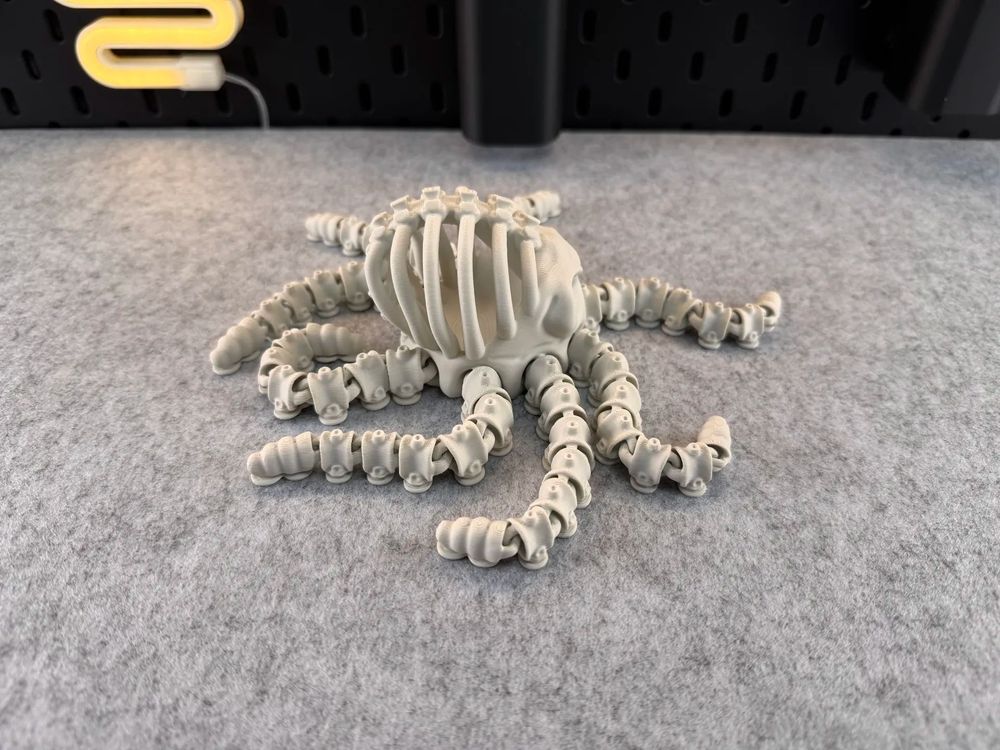 图片[3]-骷髅章鱼 Articulated Skeleton Octopus-3D合纵社-3D打印模型STL格式3mf格式免费下载！