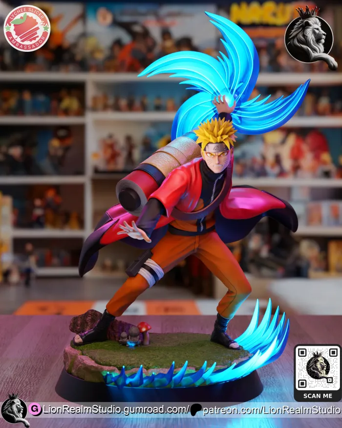 图片[4]-【火影忍者】漩涡鸣人-3D合纵社-3D打印模型STL格式3mf格式免费下载！