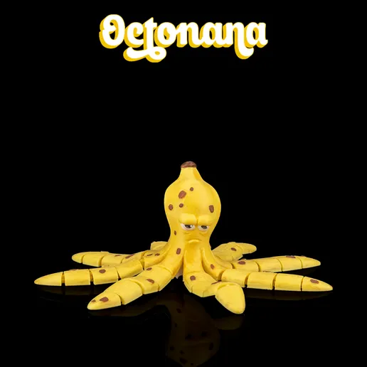图片[4]-香蕉章鱼 Octonana-3D合纵社-3D打印模型STL格式3mf格式免费下载！