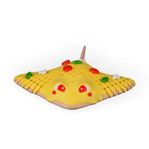 图片[3]-蛋包饭魔鬼鱼 Pizza Ray-3D合纵社-3D打印模型STL格式3mf格式免费下载！