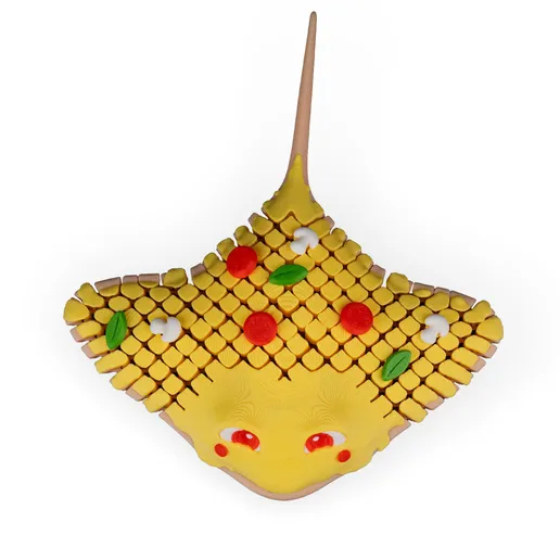 图片[2]-蛋包饭魔鬼鱼 Pizza Ray-3D合纵社-3D打印模型STL格式3mf格式免费下载！