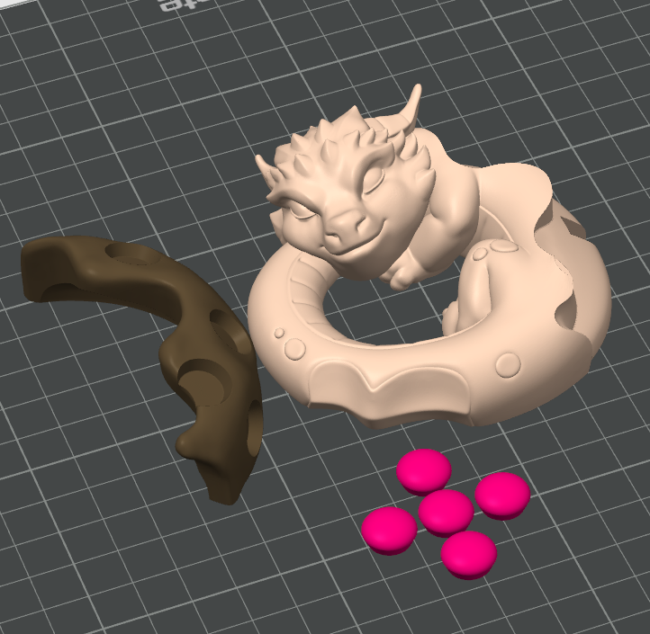 图片[2]-甜甜圈龙 Dragonut_PrusaSlicer-3D合纵社-3D打印模型STL格式3mf格式免费下载！