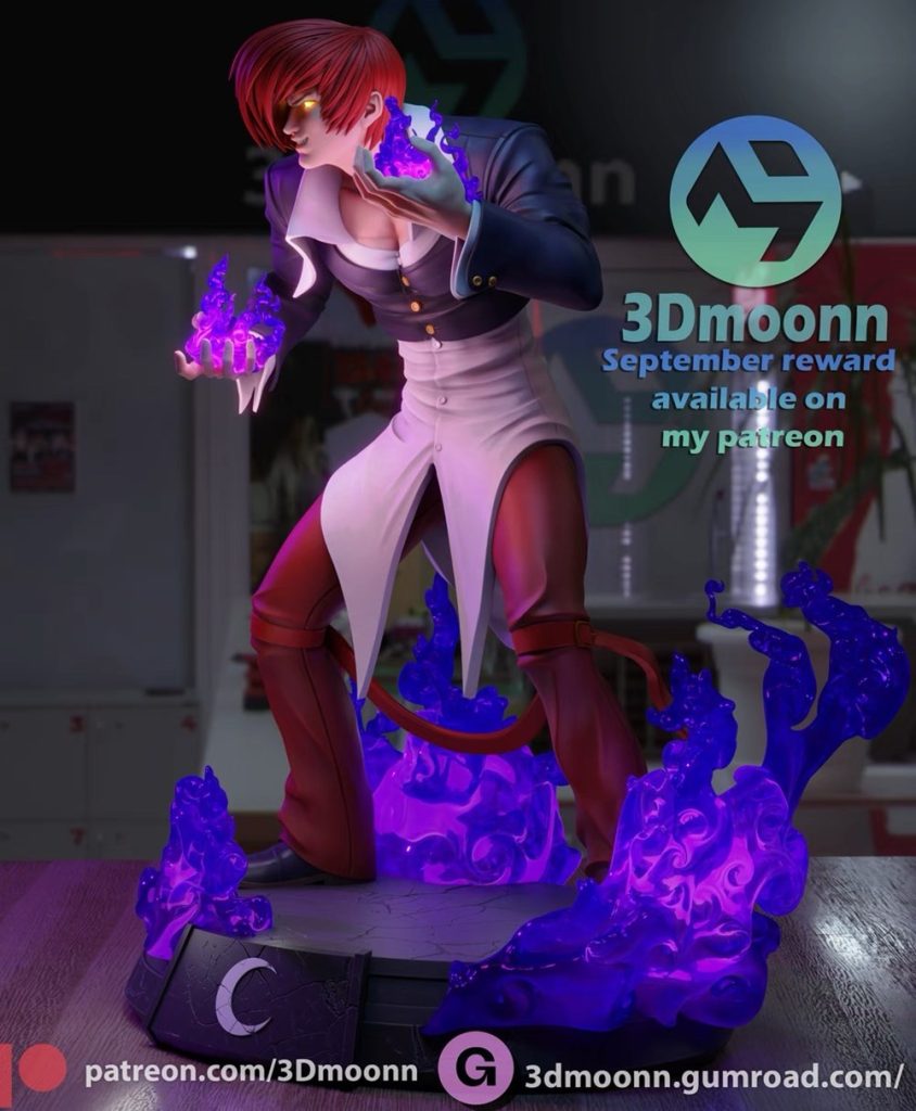 图片[3]-【拳皇】八神-3D合纵社-3D打印模型STL格式3mf格式免费下载！