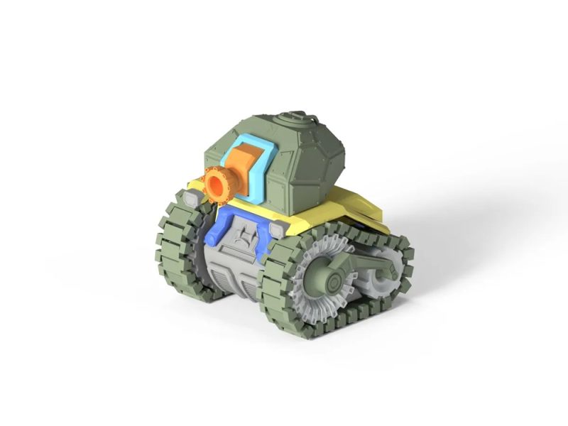 玩具坦克-3D合纵社-3D打印模型STL格式3mf格式免费下载！