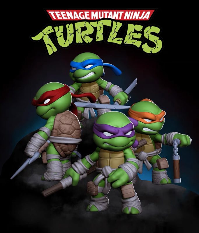 忍者神龟-3D合纵社-3D打印模型STL格式3mf格式免费下载！