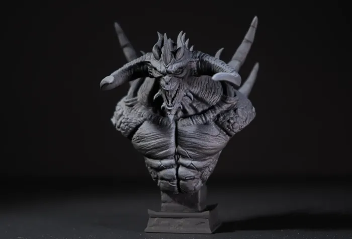 图片[3]-暗黑破坏神半身像-3D合纵社-3D打印模型STL格式3mf格式免费下载！