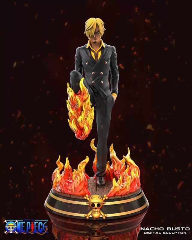 【海贼王】山治-3D合纵社-3D打印模型STL格式3mf格式免费下载！
