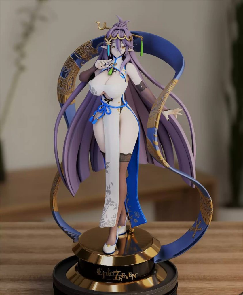 【第七史诗】艾莉雅-3D合纵社-3D打印模型STL格式3mf格式免费下载！