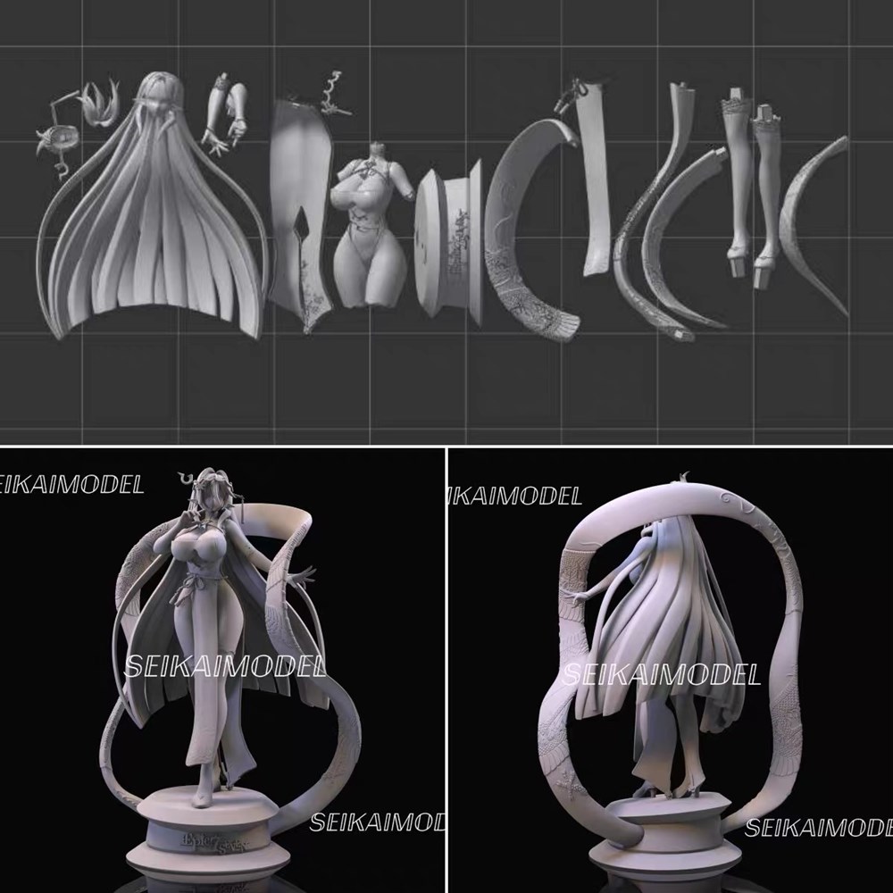 图片[2]-【第七史诗】艾莉雅-3D合纵社-3D打印模型STL格式3mf格式免费下载！