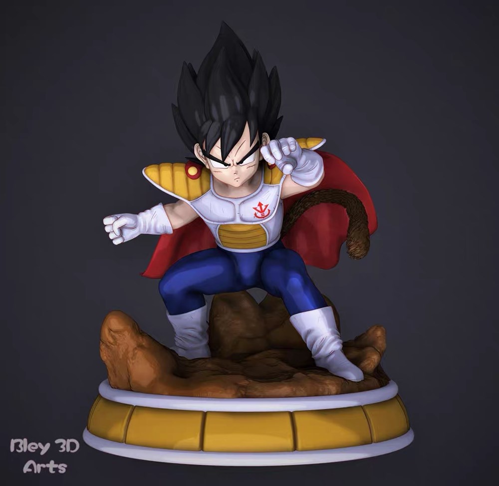【龙珠】少年贝吉塔-3D合纵社-3D打印模型STL格式3mf格式免费下载！