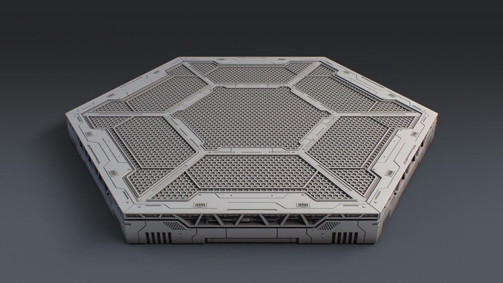 图片[3]-科幻机甲地台-3D合纵社-3D打印模型STL格式3mf格式免费下载！