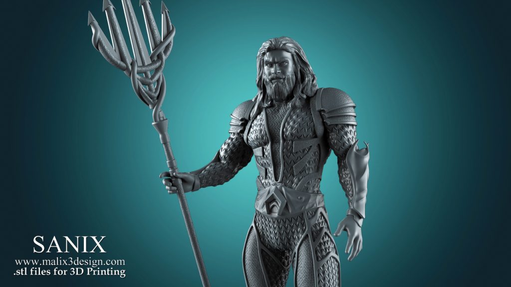 图片[4]-【正义联盟】海王-3D合纵社-3D打印模型STL格式3mf格式免费下载！