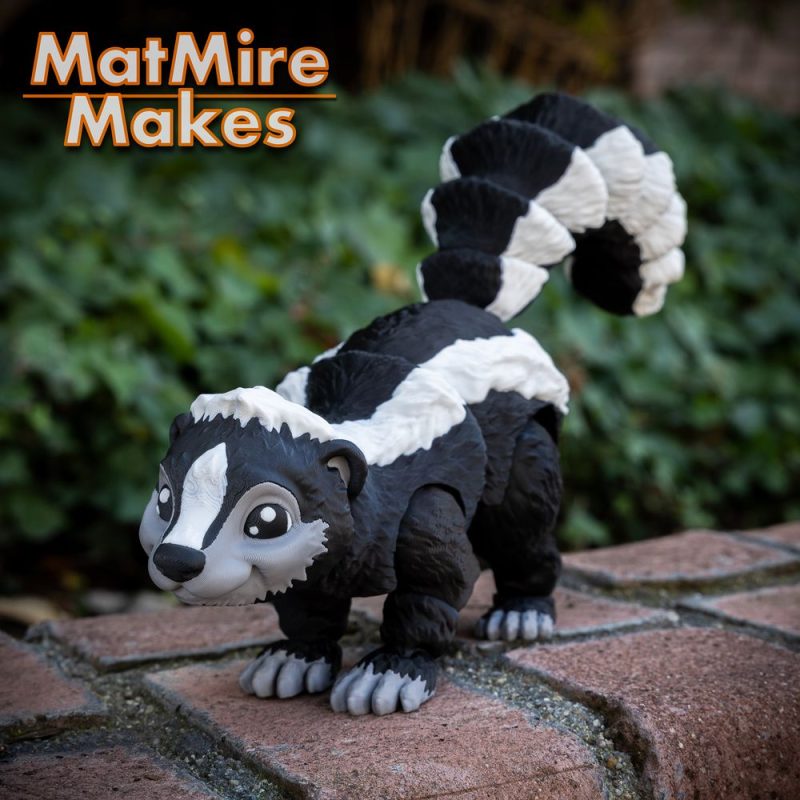 臭鼬MMM Skunk-3D合纵社-3D打印模型STL格式3mf格式免费下载！