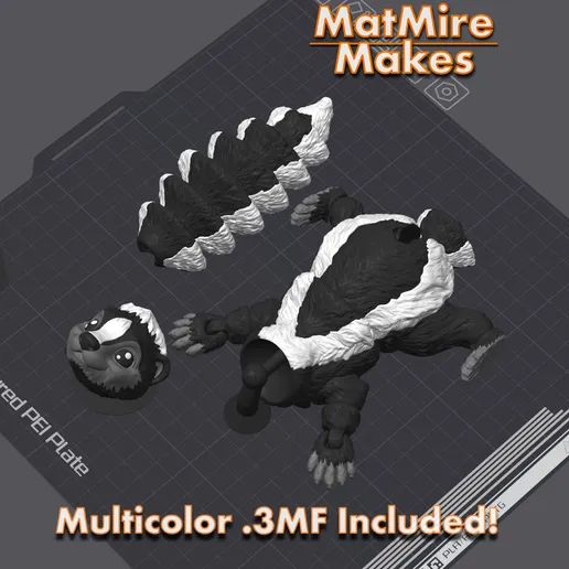 图片[2]-臭鼬MMM Skunk-3D合纵社-3D打印模型STL格式3mf格式免费下载！