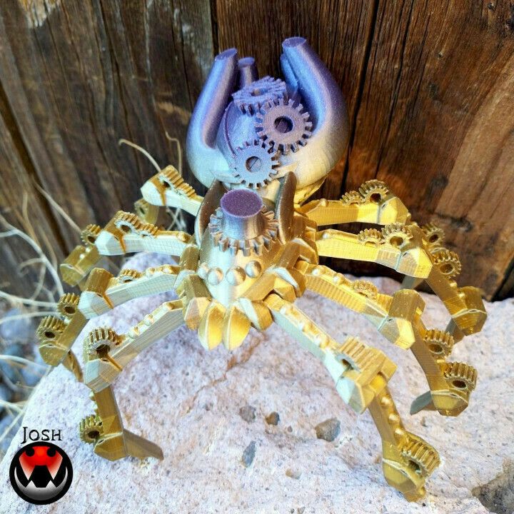 图片[3]-齿轮蜘蛛FlexiSTL_Steampunk_Spider_stl_zone-3D合纵社-3D打印模型STL格式3mf格式免费下载！