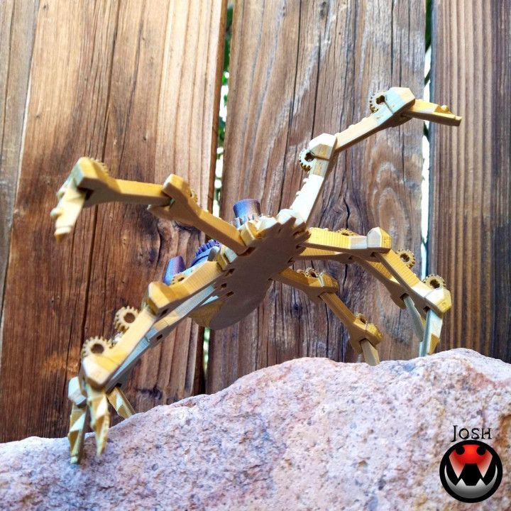 图片[2]-齿轮蜘蛛FlexiSTL_Steampunk_Spider_stl_zone-3D合纵社-3D打印模型STL格式3mf格式免费下载！