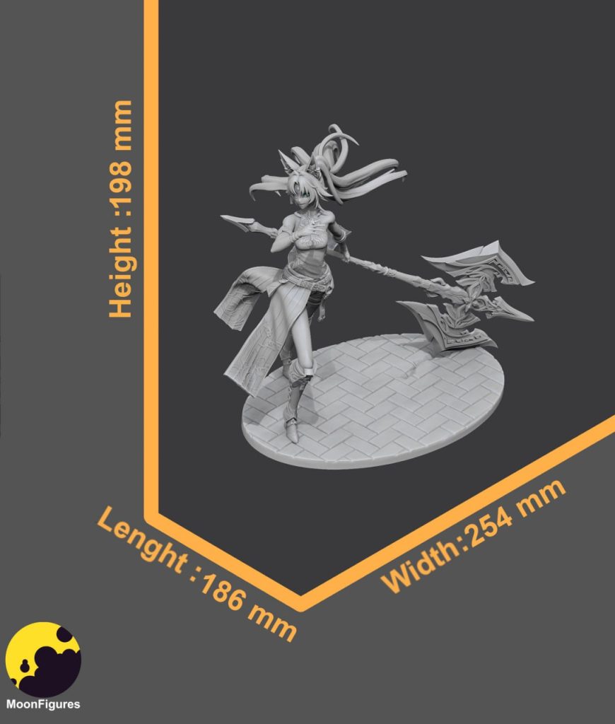 【崩坏：星穹铁道】Moon Figures – Honkai – Feixiao-3D合纵社-3D打印模型STL格式3mf格式免费下载！