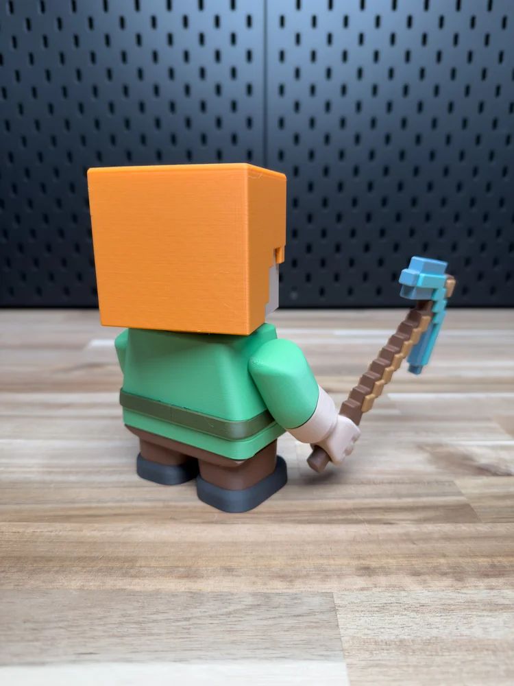 图片[3]-【积木玩具】我的世界-AlexMinechunk Alex Kit No Support No AMS-3D合纵社-3D打印模型STL格式3mf格式免费下载！