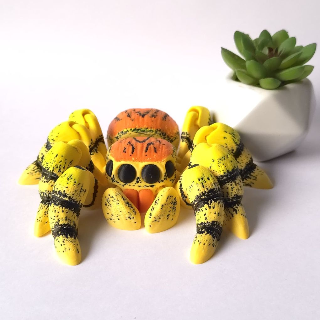 图片[4]-漂亮灵活的狼蛛-3D合纵社-3D打印模型STL格式3mf格式免费下载！