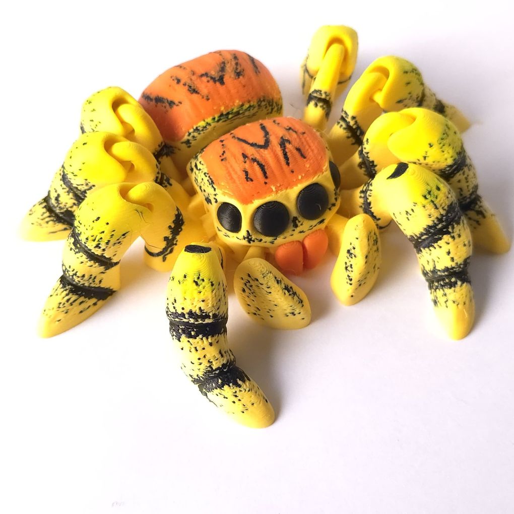 图片[2]-漂亮灵活的狼蛛-3D合纵社-3D打印模型STL格式3mf格式免费下载！