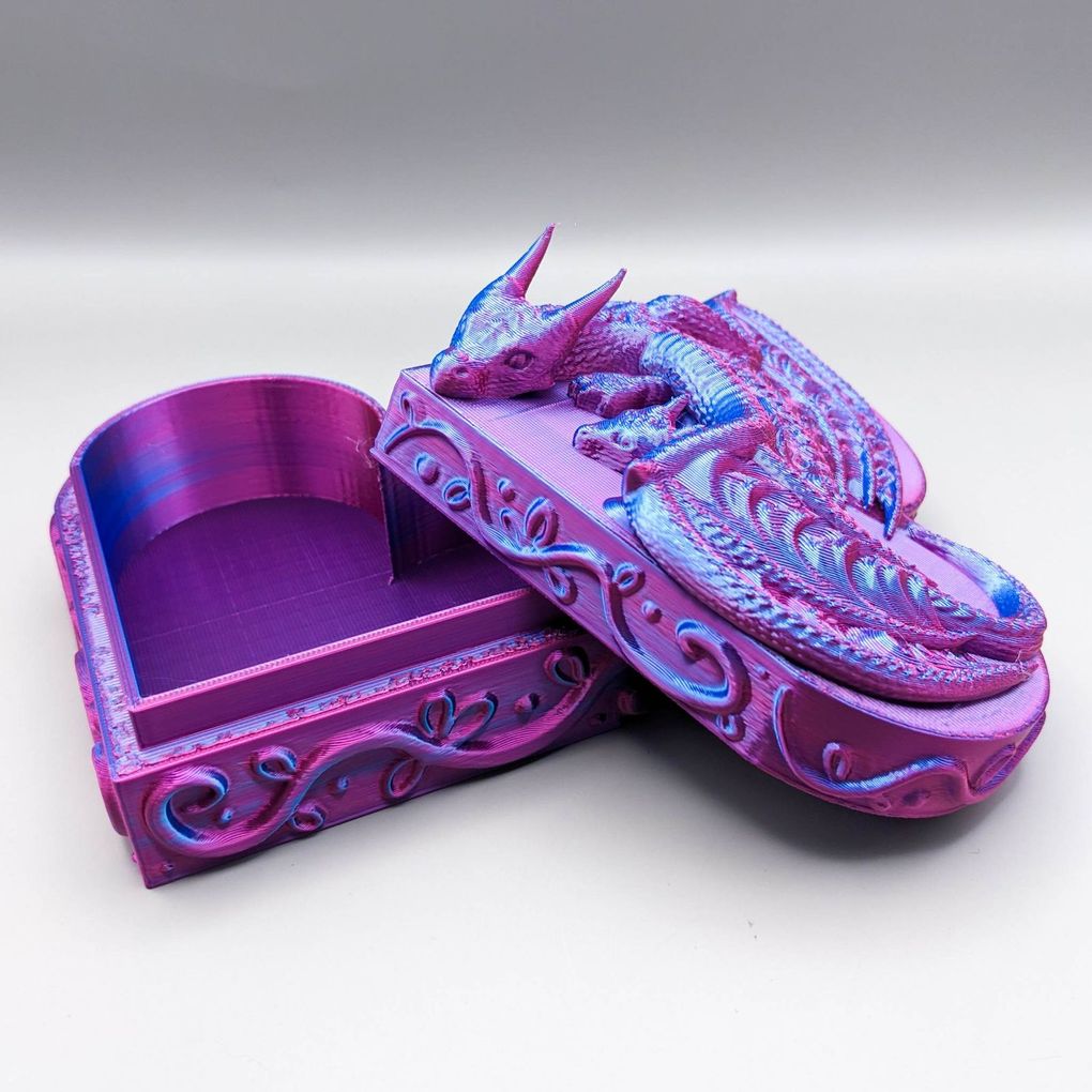 龙首饰盒dragon-jewelry-box-heart-box-3D合纵社-3D打印模型STL格式3mf格式免费下载！