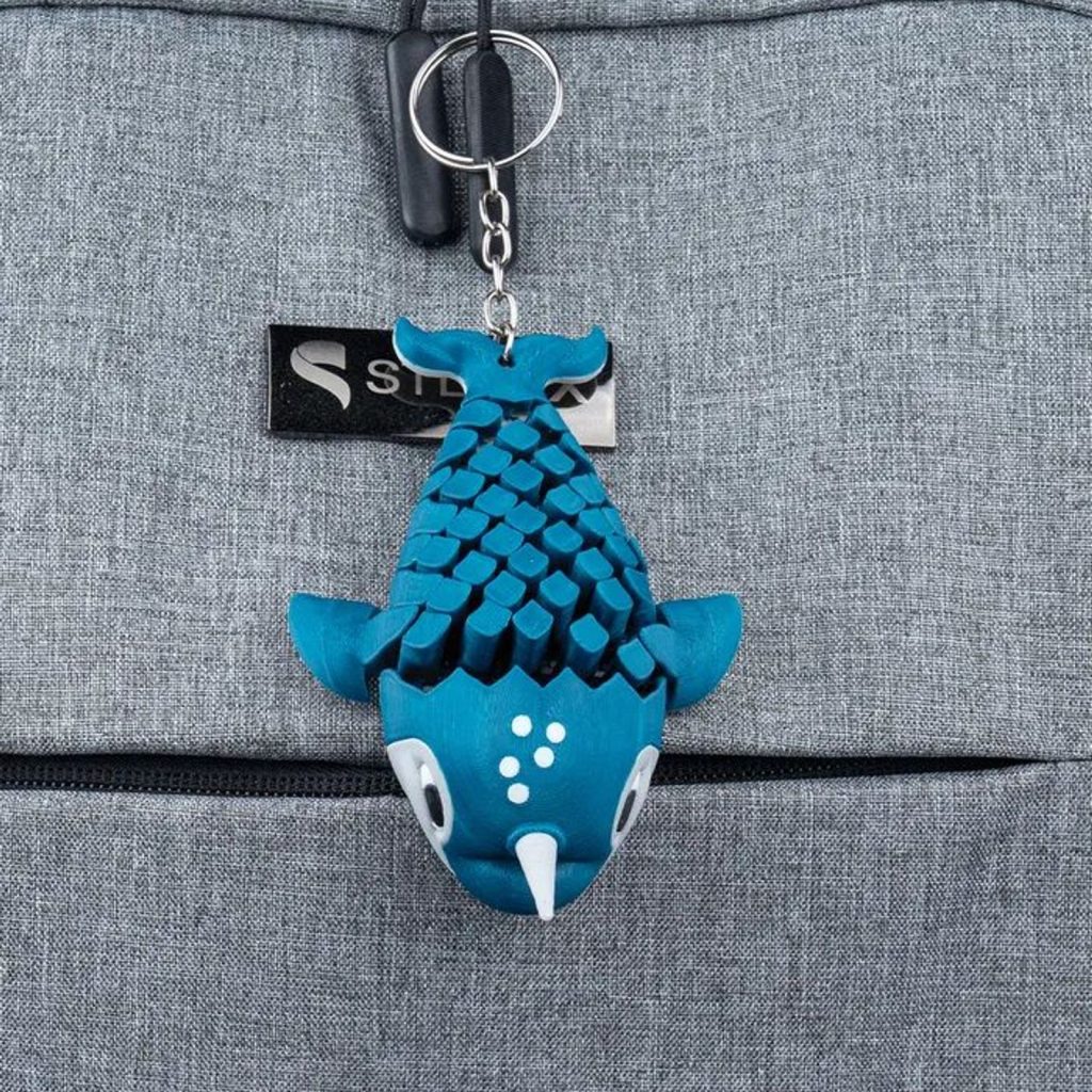 图片[2]-独角鲸钥匙链-3D合纵社-3D打印模型STL格式3mf格式免费下载！