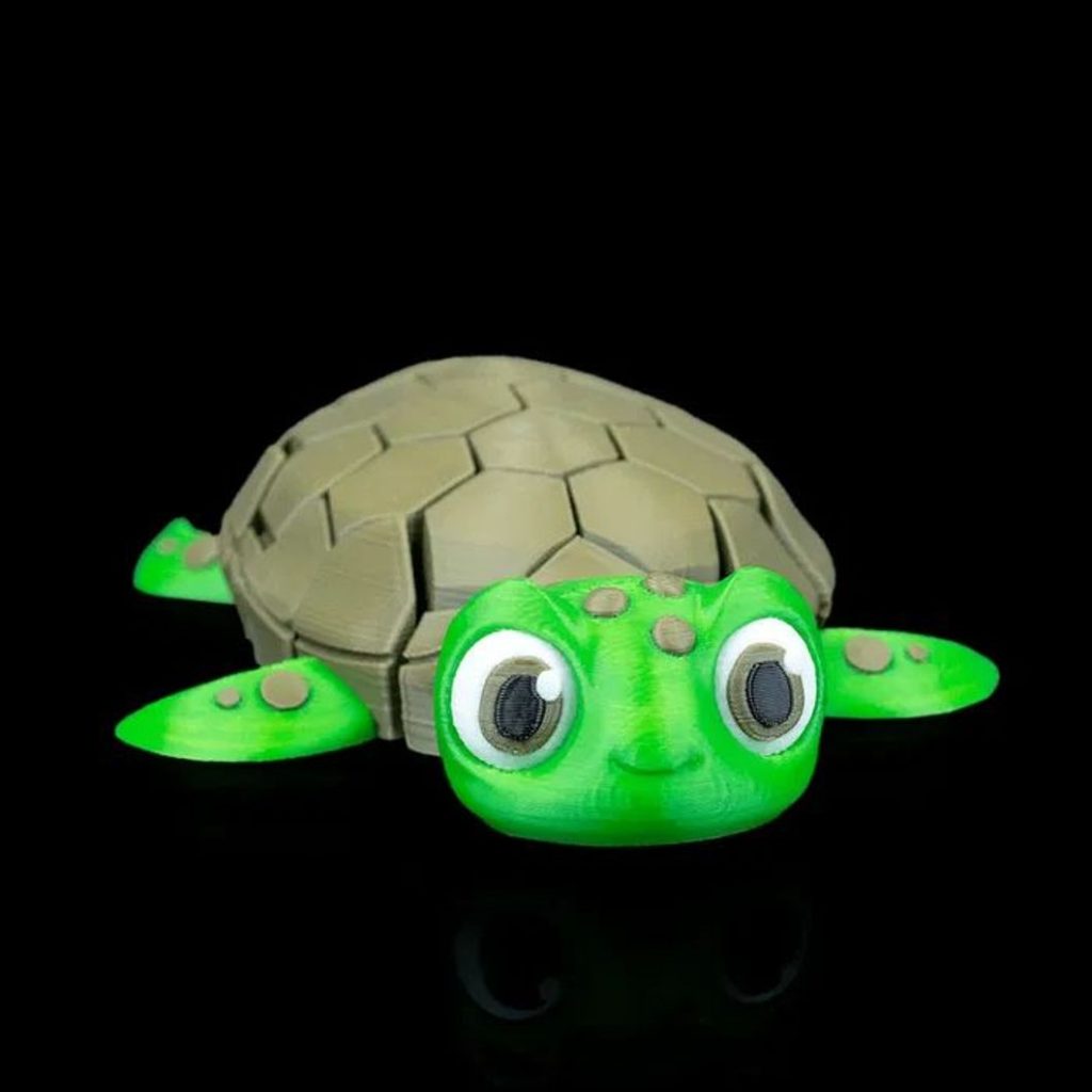 海龟钥匙链-3D合纵社-3D打印模型STL格式3mf格式免费下载！