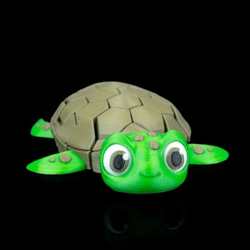 海龟钥匙链-3D合纵社-3D打印模型STL格式3mf格式免费下载!