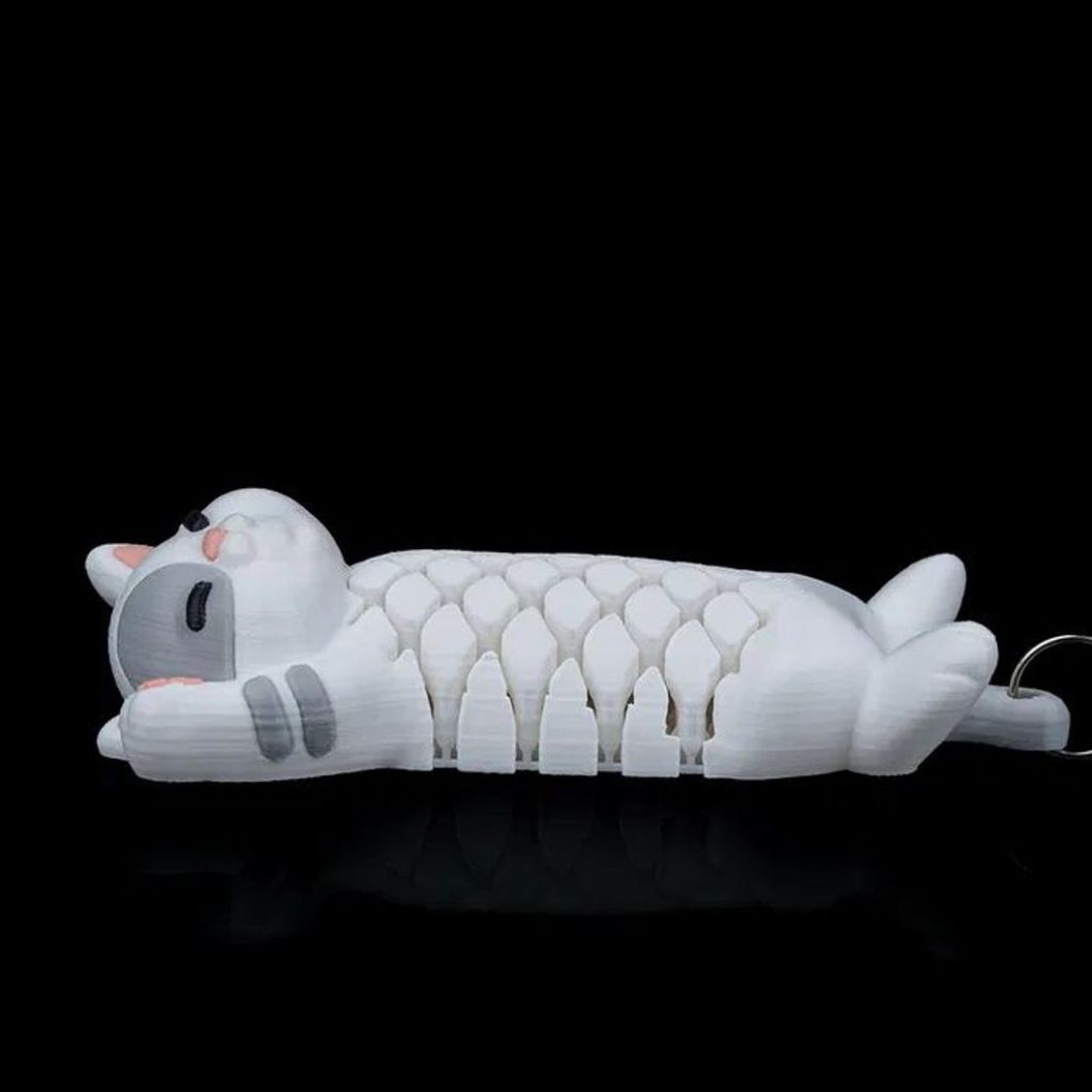 图片[4]-猫钥匙链-3D合纵社-3D打印模型STL格式3mf格式免费下载！