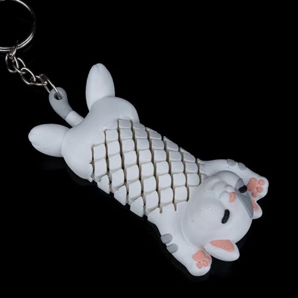 图片[3]-猫钥匙链-3D合纵社-3D打印模型STL格式3mf格式免费下载！