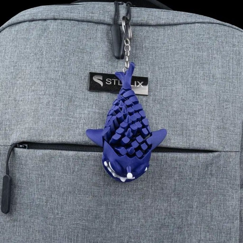 图片[2]-琵琶鱼钥匙链-3D合纵社-3D打印模型STL格式3mf格式免费下载！