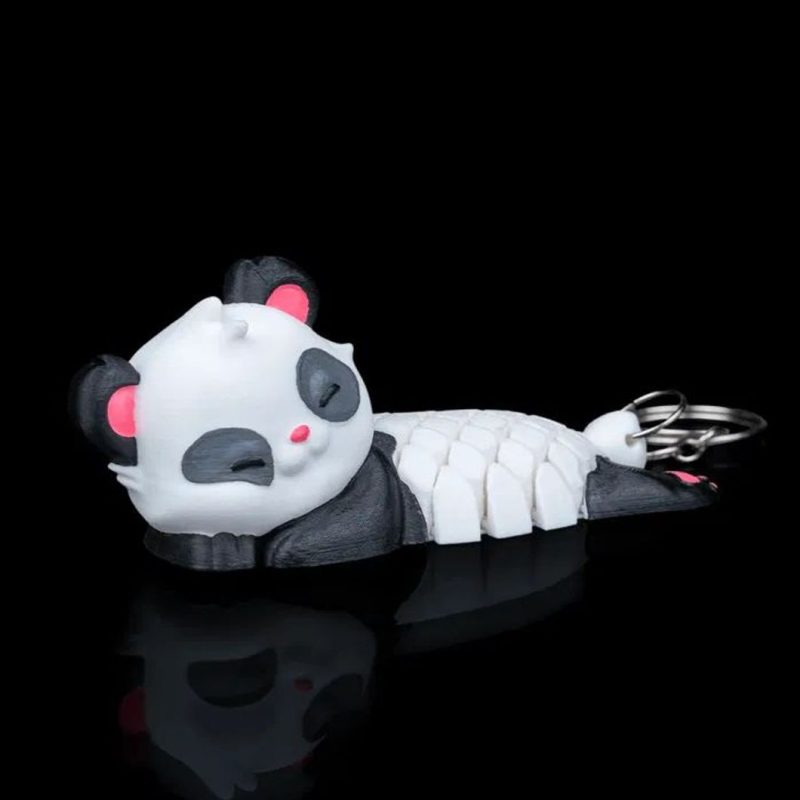 熊猫钥匙链-3D合纵社-3D打印模型STL格式3mf格式免费下载!
