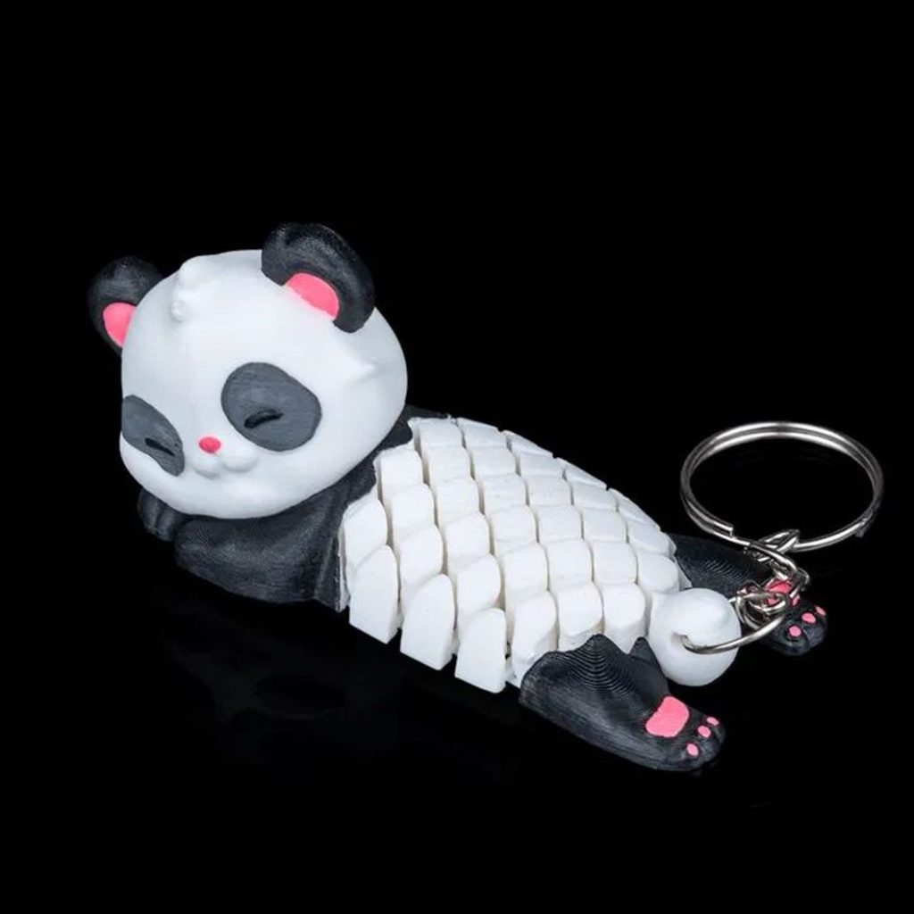 图片[3]-熊猫钥匙链-3D合纵社-3D打印模型STL格式3mf格式免费下载！