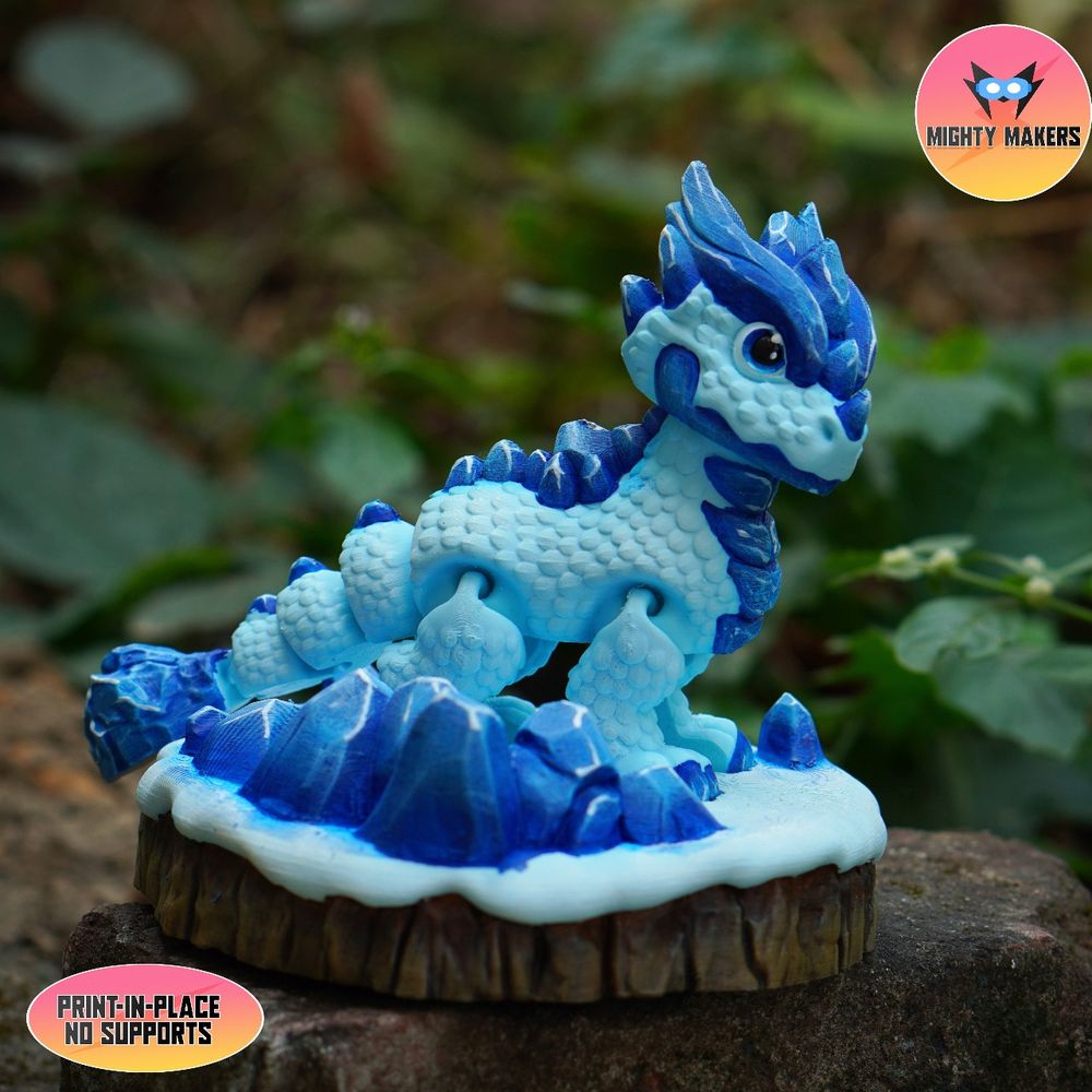 图片[2]-可动四叶草龙-3D合纵社-3D打印模型STL格式3mf格式免费下载！