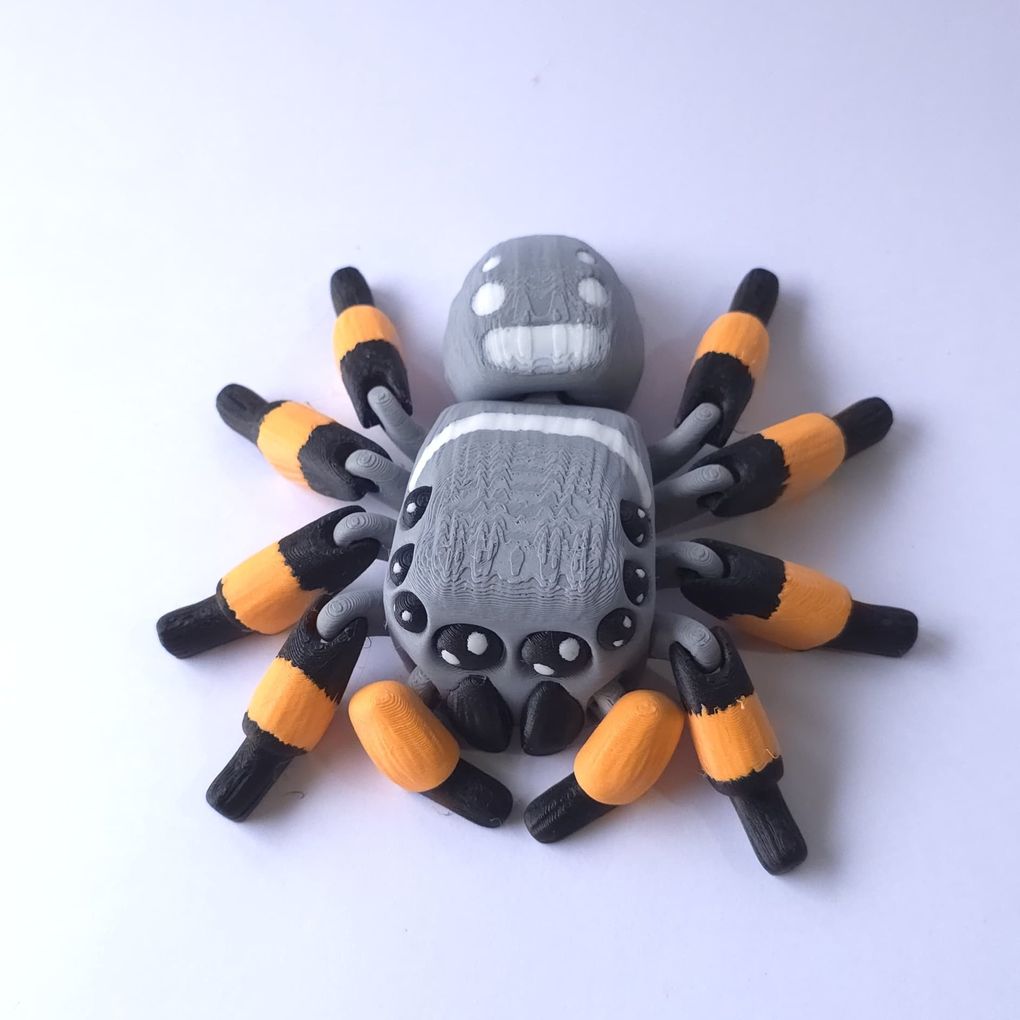 图片[4]-笑脸大蜘蛛Flexi smiling spider-3D合纵社-3D打印模型STL格式3mf格式免费下载！