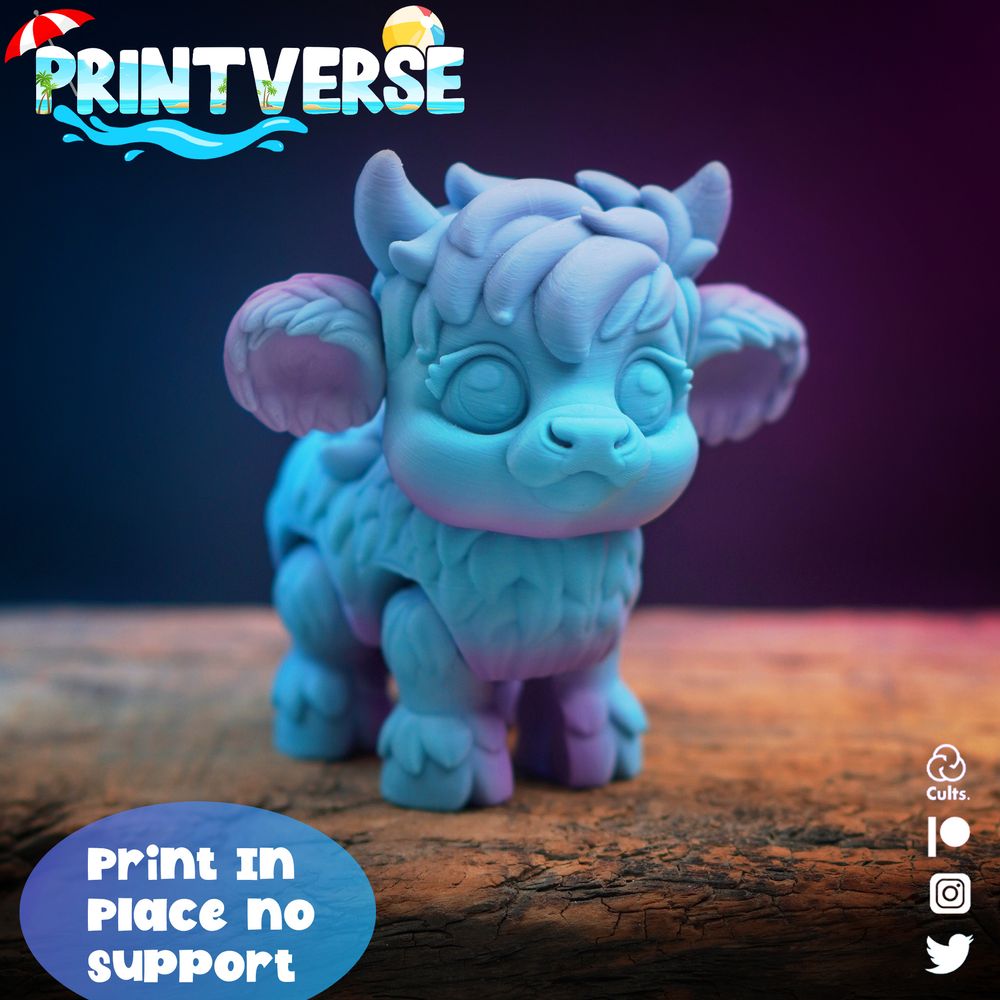 图片[3]-迷你西高地牛-3D合纵社-3D打印模型STL格式3mf格式免费下载！