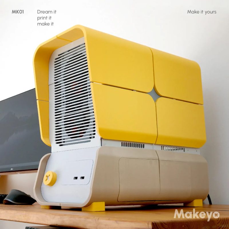 Makeyo pc机箱-3D合纵社-3D打印模型STL格式3mf格式免费下载！