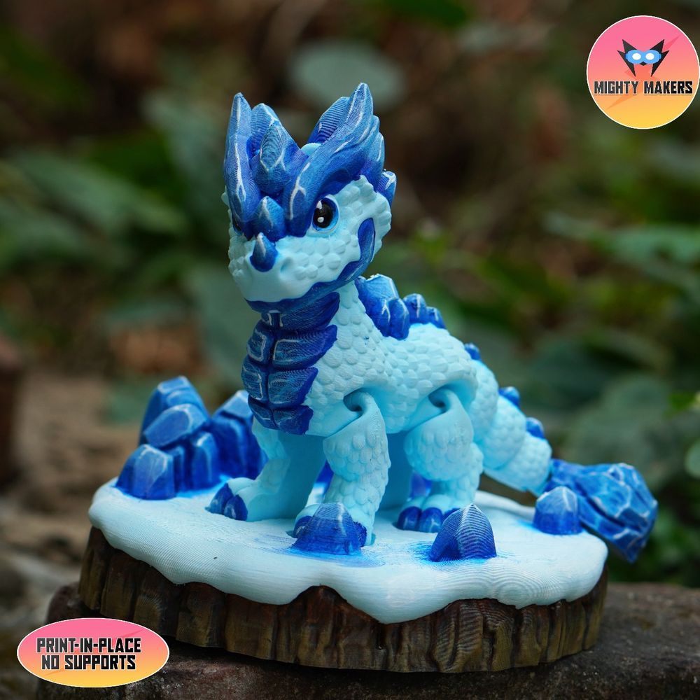 图片[2]-可动冰龙MightyMakers- Ice Dragon-3D合纵社-3D打印模型STL格式3mf格式免费下载！